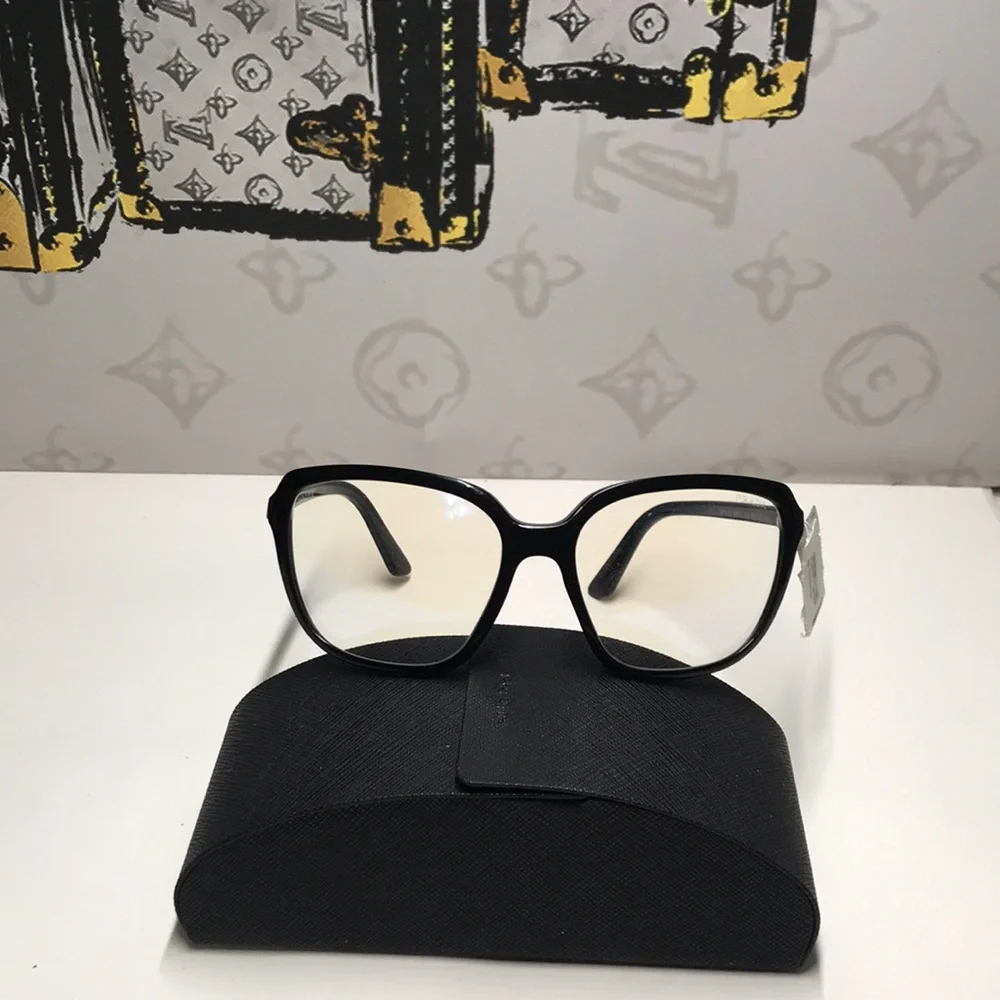 New Authentic Prada SPR 10V 1AB-09H Women’s Fashion Glasses – Black